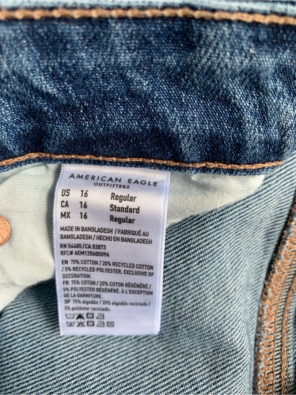 🌺AMERICAN EAGLE HIGH WAIST JEANS🌺 - Picture 7 of 15